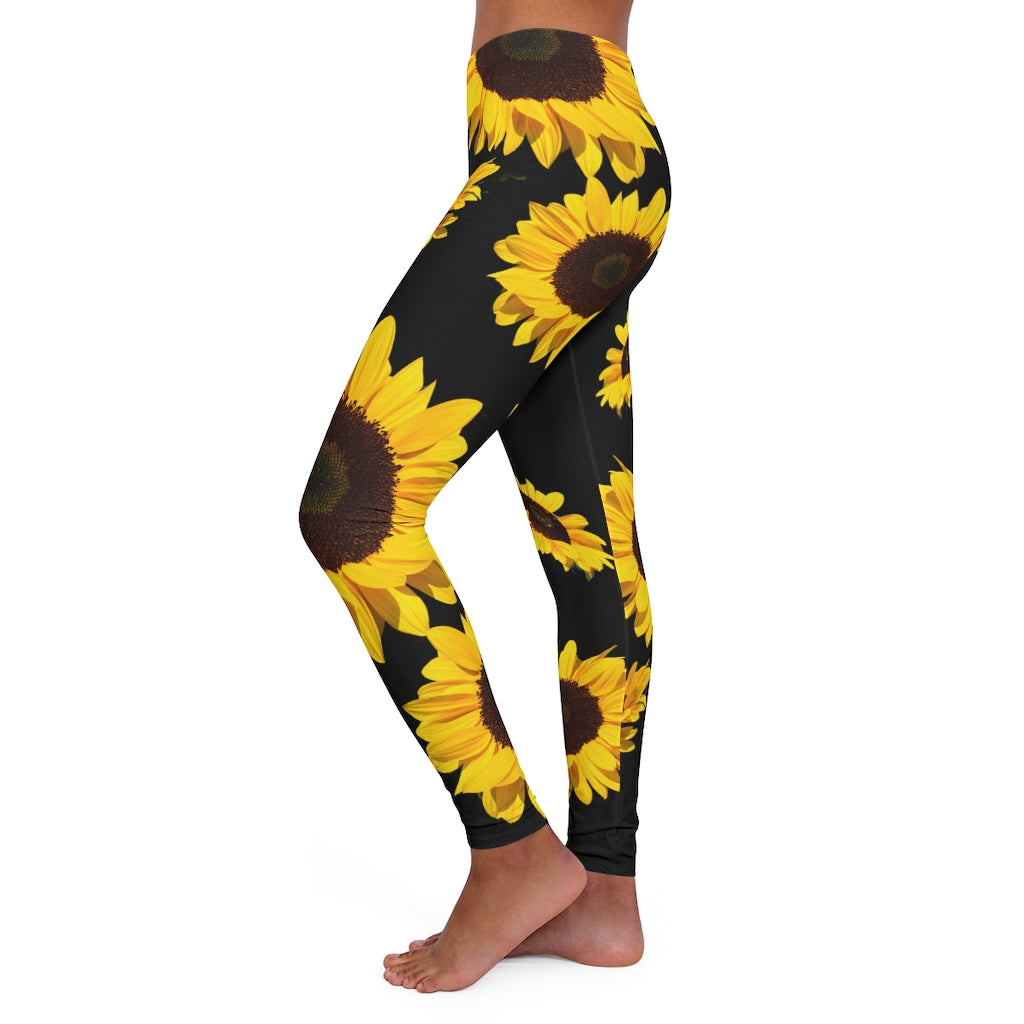 Sunflower Women's Spandex Yoga Leggings Gift for Her