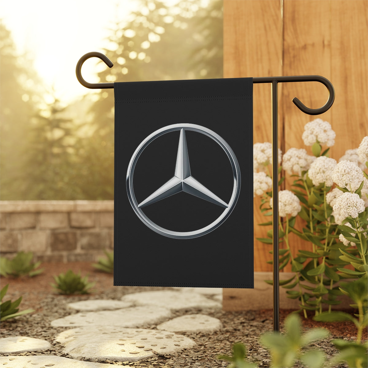 Mercedes Garden & House Banner Red Gift