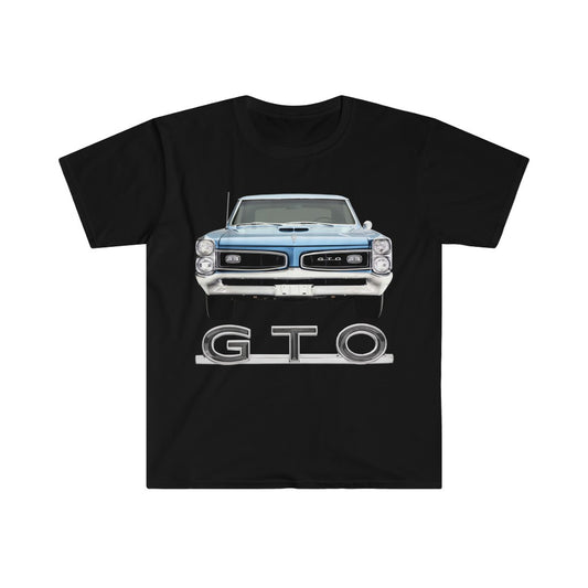1966 Pontiac GTO Unisex T-Shirt Classic Muscle Car Guy Gift,lover,Camaro,GTO,firebird,nova,corvette,Chevrolet