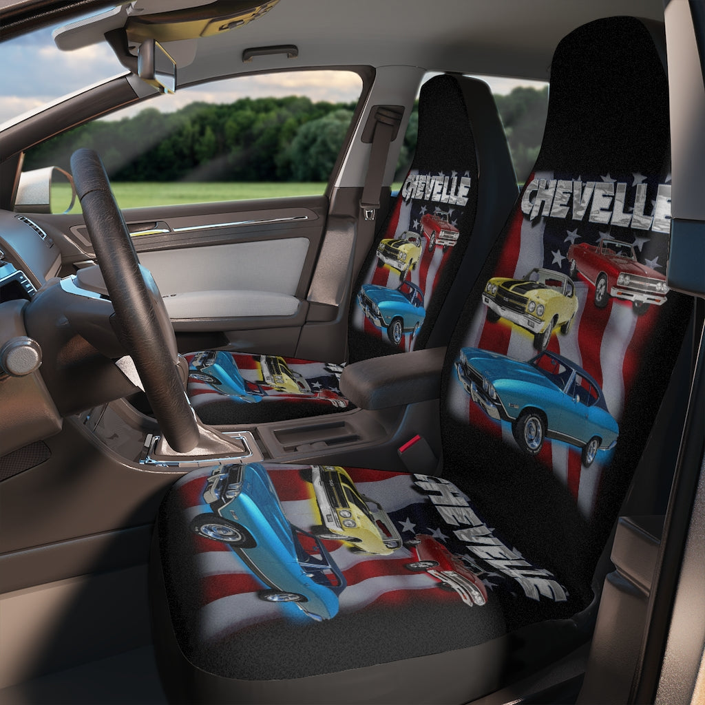 Chevelle Classic Muscle Car Guy Gift,lover,Camaro,hot rod SEAT Covers