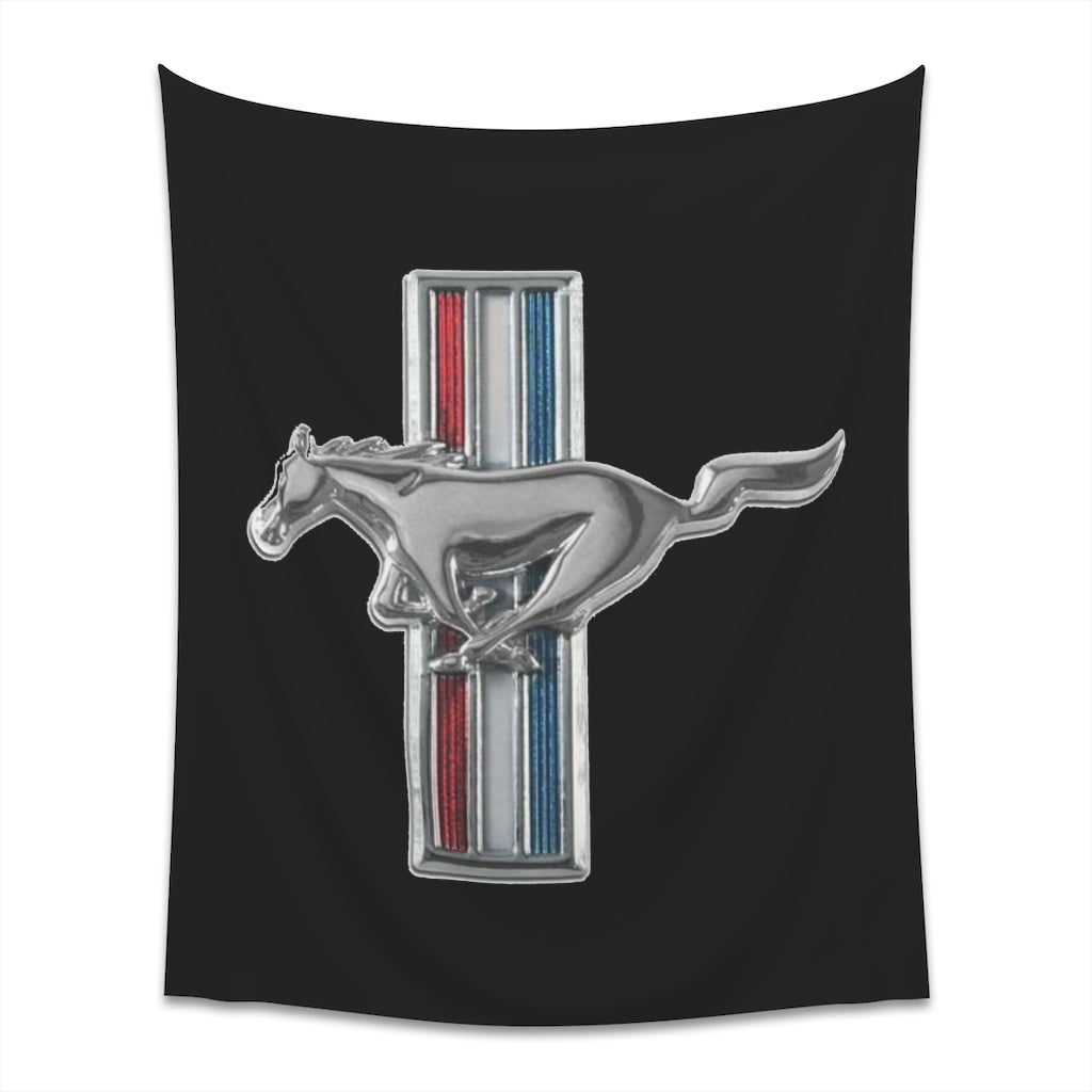 Printed Wall Tapestry Mustang Car Guy Gift,nova,corvette,charger,classic,hot Rod