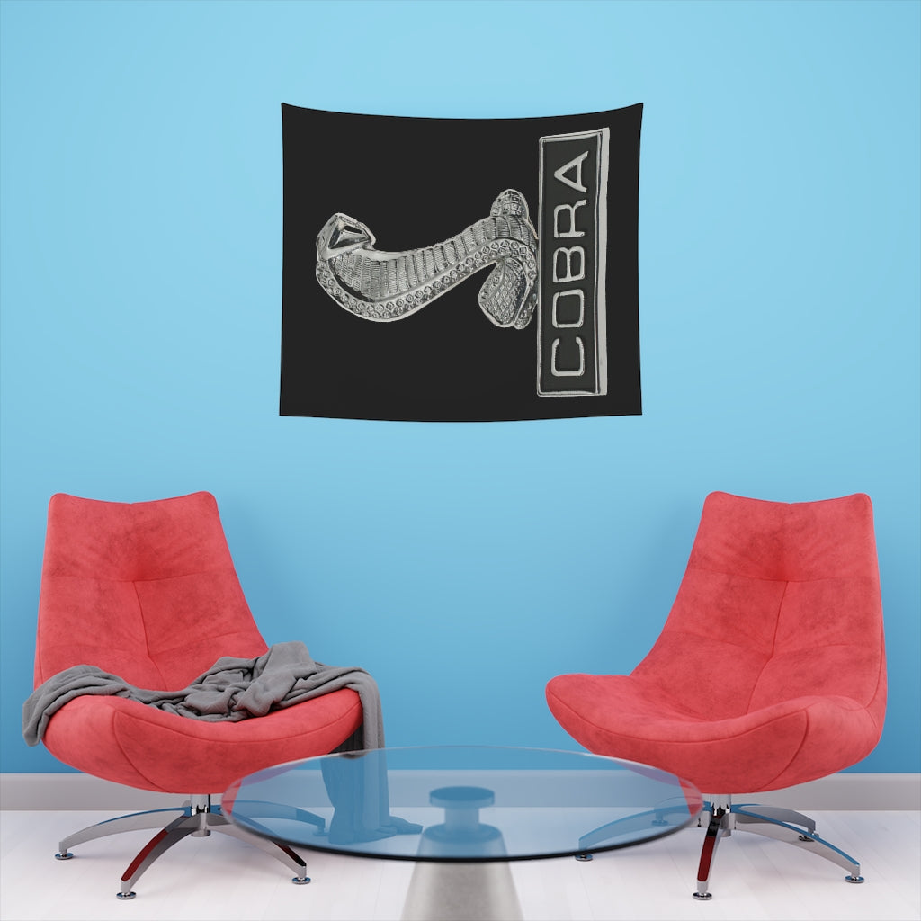 Printed Wall Tapestry Mustang Cobra Shelby Car Guy Gift,nova,corvette,charger,classic,hot Rod