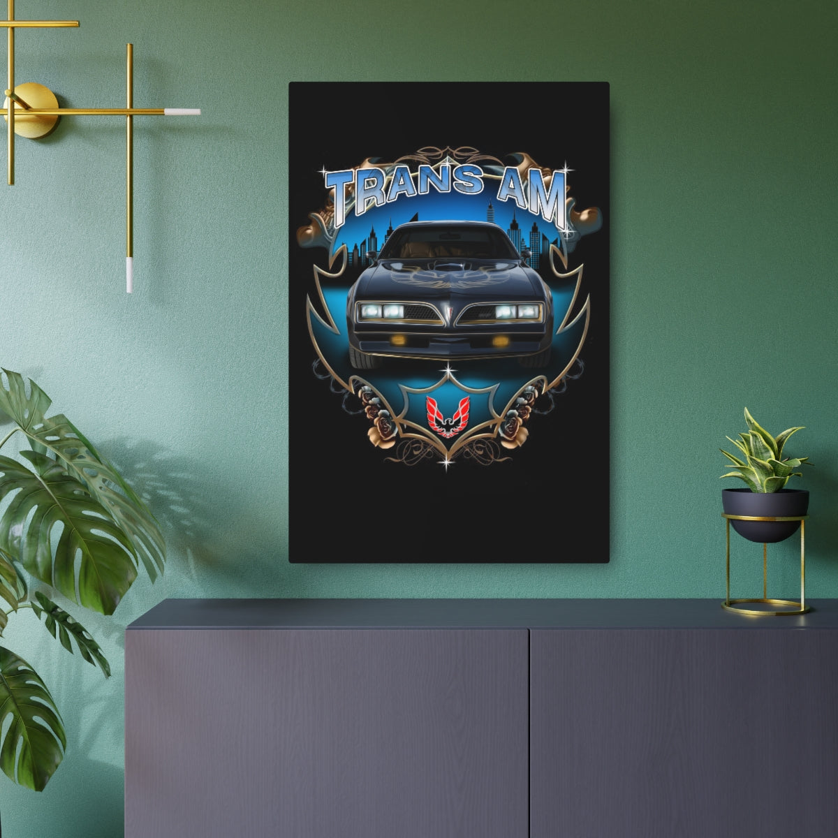 1977 Trans Am Metal Art Sign Firebird Classic Muscle Car Guy Gift,lover,Camaro,hot rod