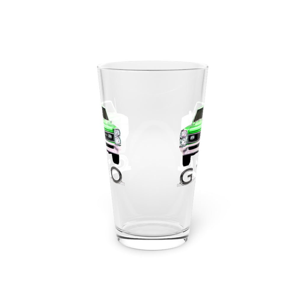 1966 Pontiac GTO Classic Muscle Car Guy Gift Pint Glass, 16oz