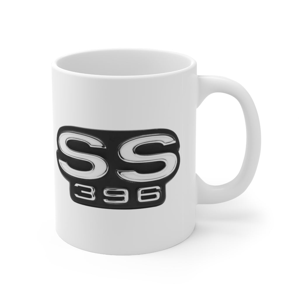 SS 396 Ceramic Mug Classic Muscle Car Guy Gift,lover,Camaro,GTO,firebird,nova,corvette,hot rod,Chevrolet,chevy