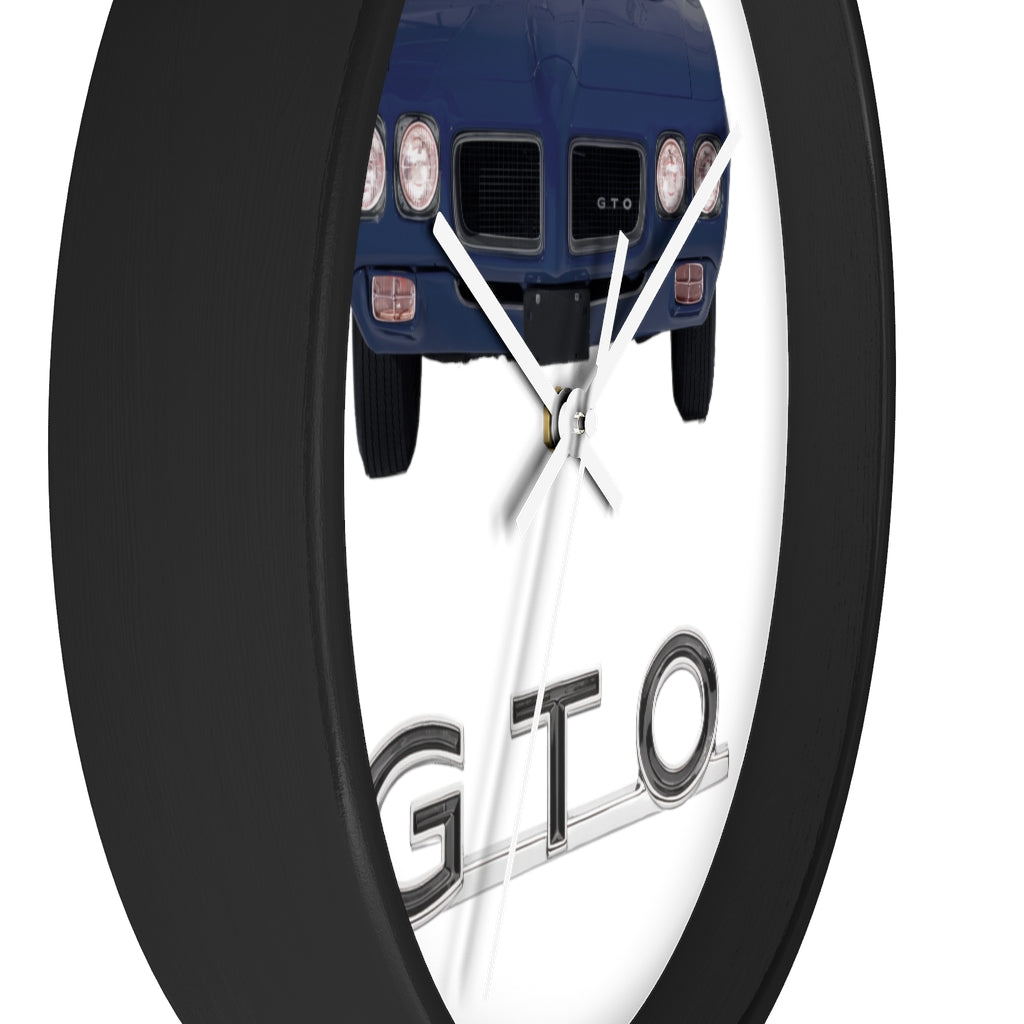 Navy GTO 1970 Wall clock Gift Decor Classic Muscle