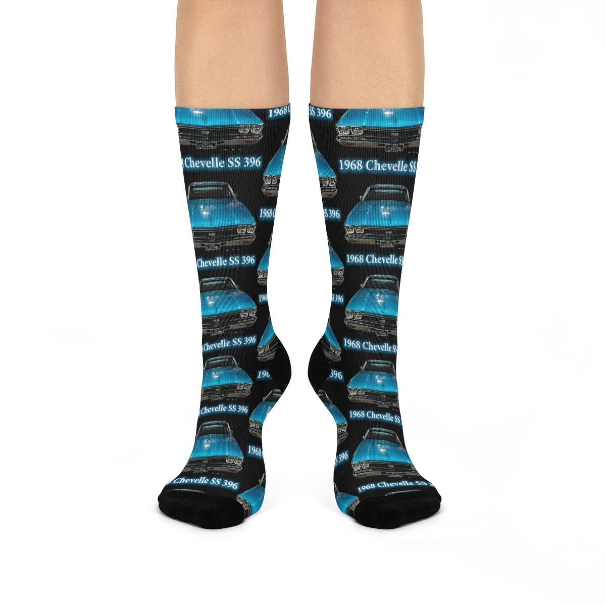 Tripoli Turquoise Chevelle 1968 SS 396 Crew Socks