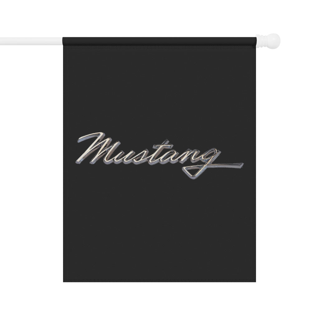 Ford Mustang Garden & House Banner beige black