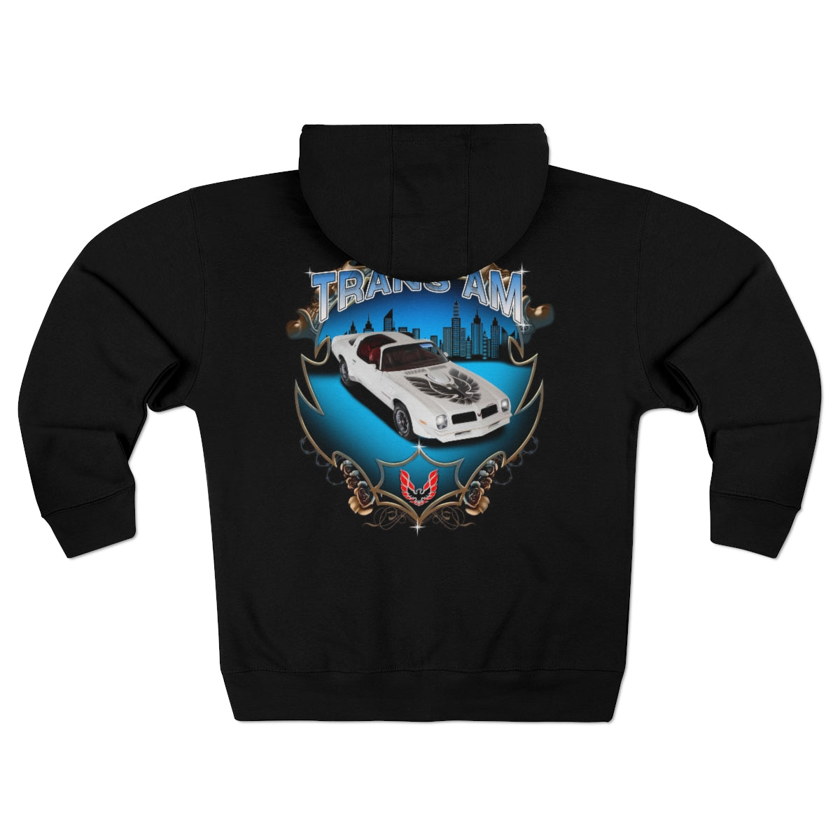 Firebird Trans Am Car Guy Gift Unisex Premium Full Zip Hoodie