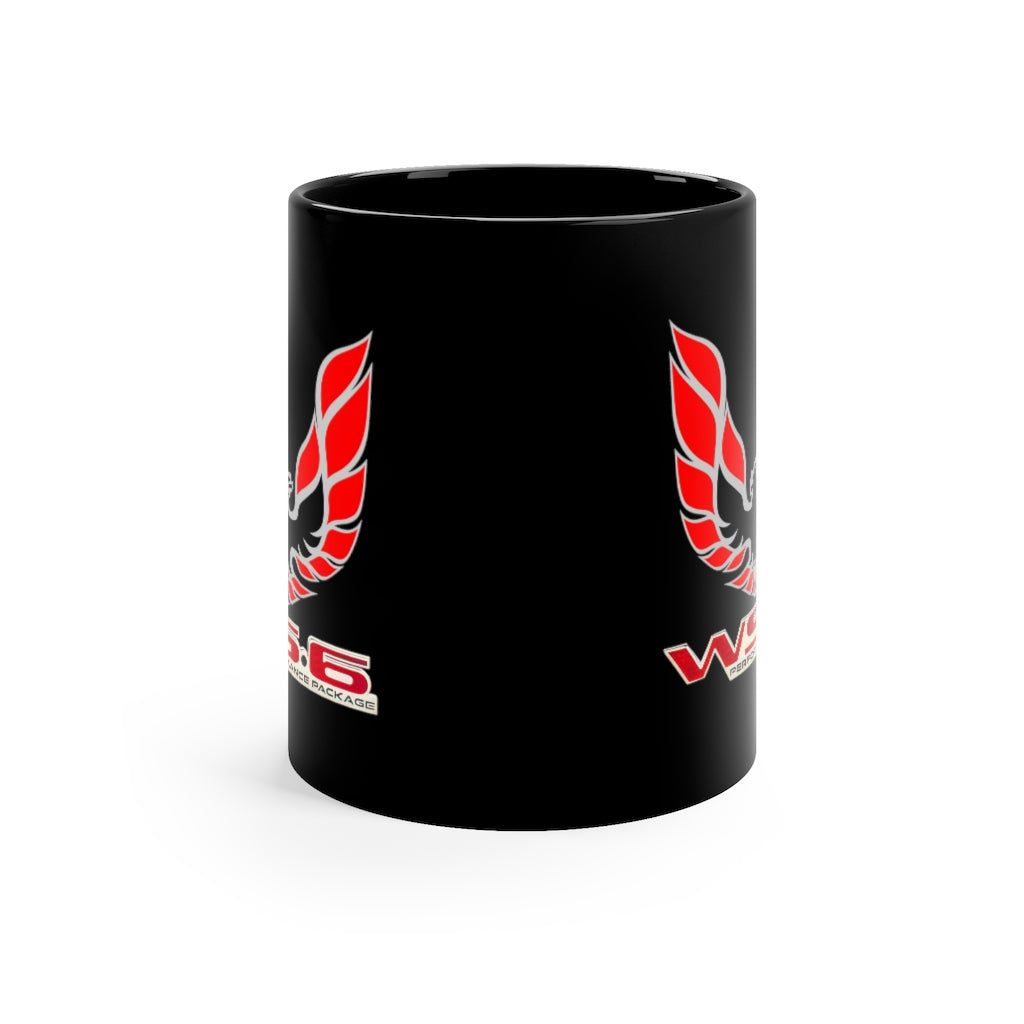 WS 6 Firebird Bird Hat Trans Am Car Guy Gift,classic,hot Rod, Smokey 11oz Black Mug