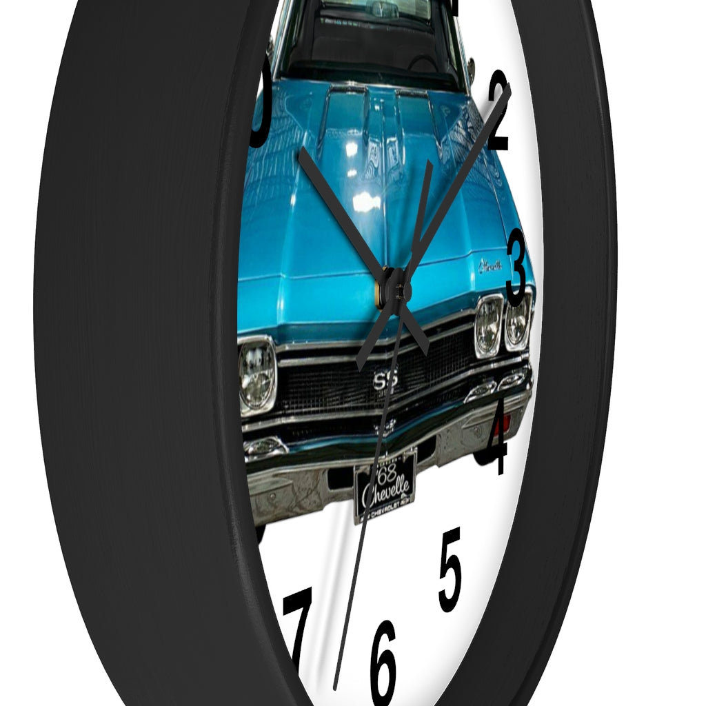 1968 Chevelle Wall clock Classic Muscle Car Guy Gift,lover,Camaro,GTO,firebird,nova,corvette,hot rod,Chevrolet,chevy