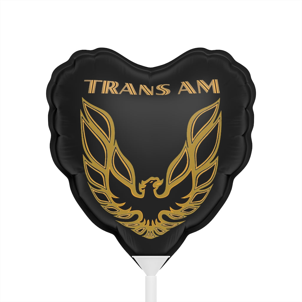 Beige  Pontiac Firebird Trans Am Formula Classic Muscle Car Balloon Smokey(Round, Heart-Shaped)