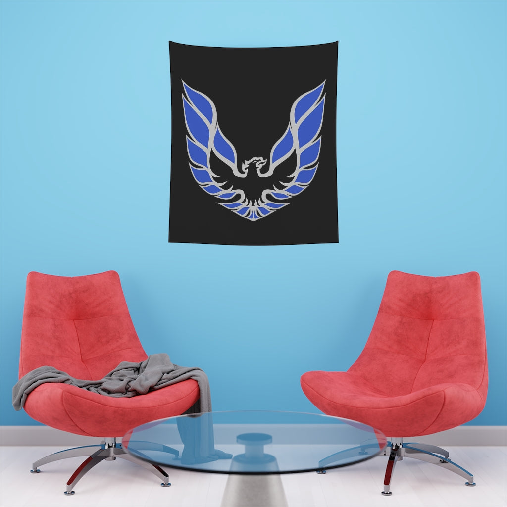 Printed Wall Tapestry WS6 Firebird Trans Am Car Guy Gift,nova,corvette,charger,classic,hot Rod blue