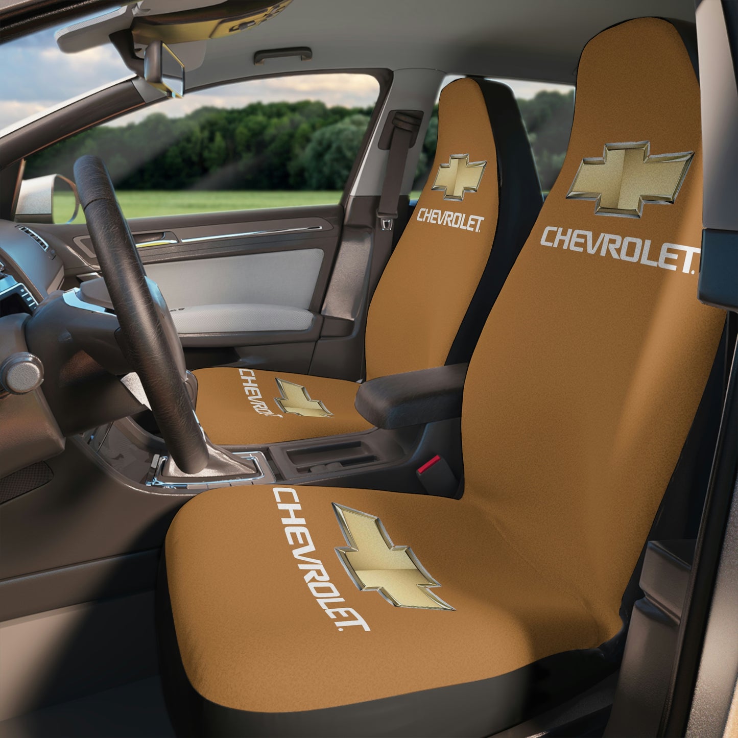 Beige Tan Chevrolet Seat Covers Great Gift