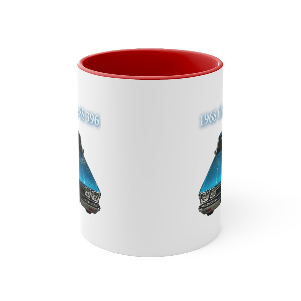 Tripoli Turquoise Chevelle 1968 SS 396 Accent Coffee Mug, 11oz