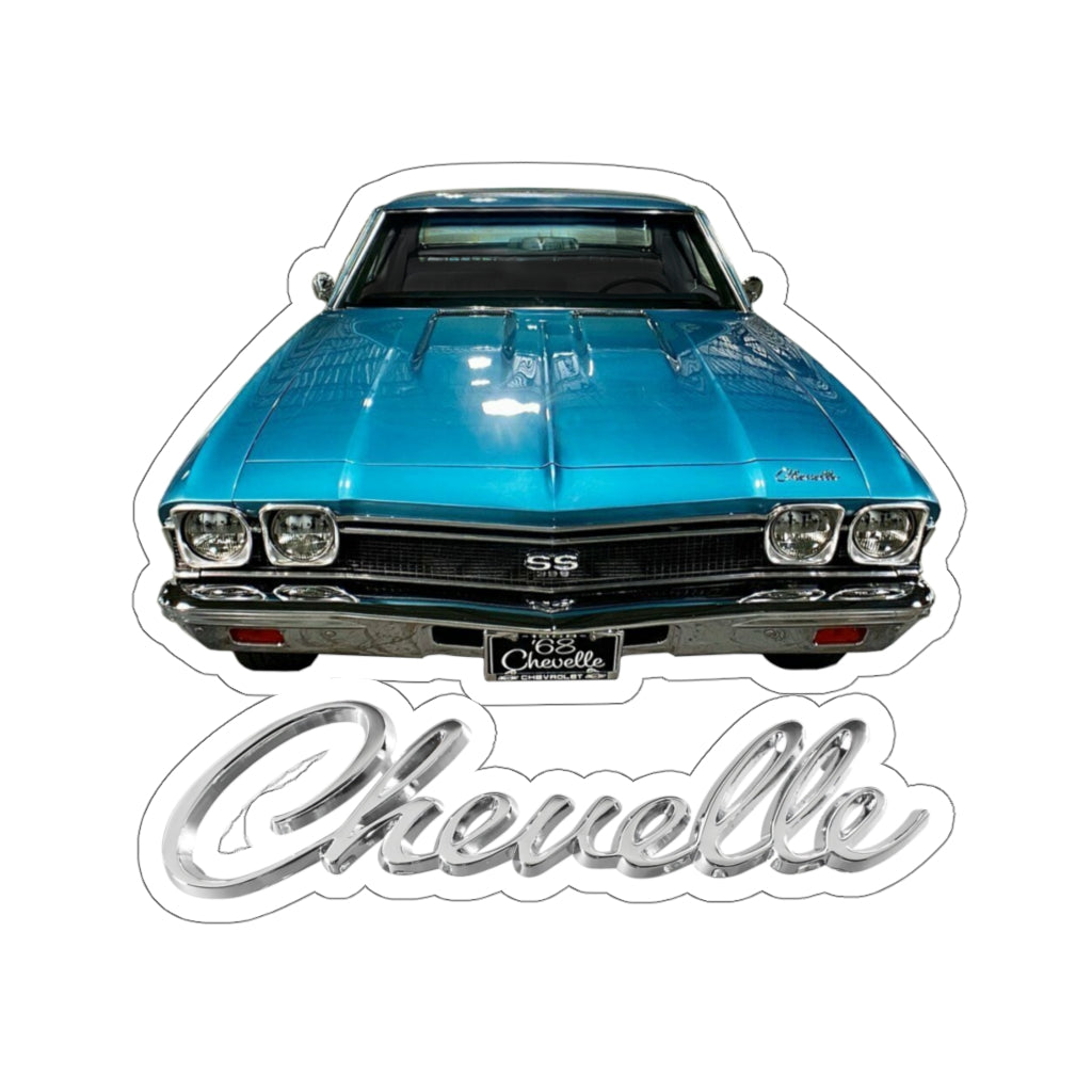 1968 Chevelle Tripolli Turquoise SS 396 Stickers Car Guy Gift,lover,Camaro,GTO,firebird,nova,corvette,classic,hot rod,Chevrolet,chevy