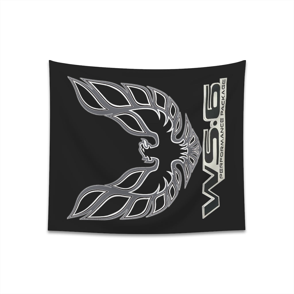 Printed Wall Tapestry WS6 Firebird Trans Am Car Guy Gift,nova,corvette,charger,classic,hot Rod black