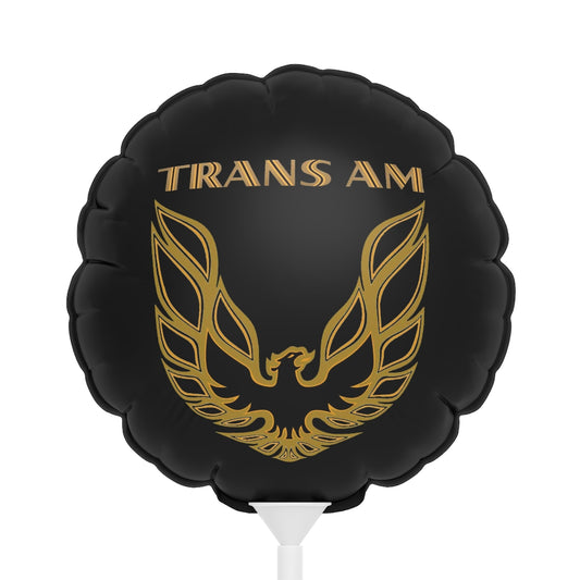 Beige  Pontiac Firebird Trans Am Formula Classic Muscle Car Balloon Smokey(Round, Heart-Shaped)