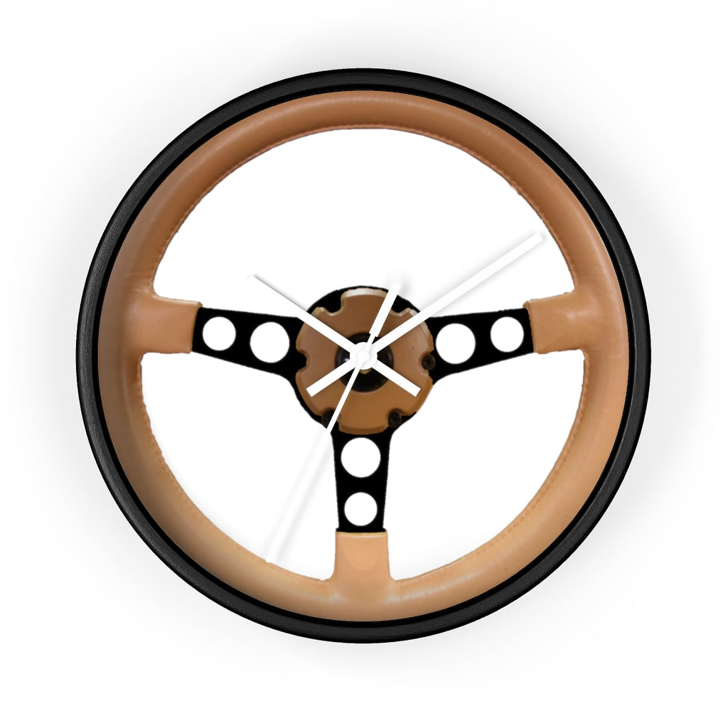 Tan Pontiac Firebird Trans Am Wall clock Gift Decor Classic Muscle Steering Wheel