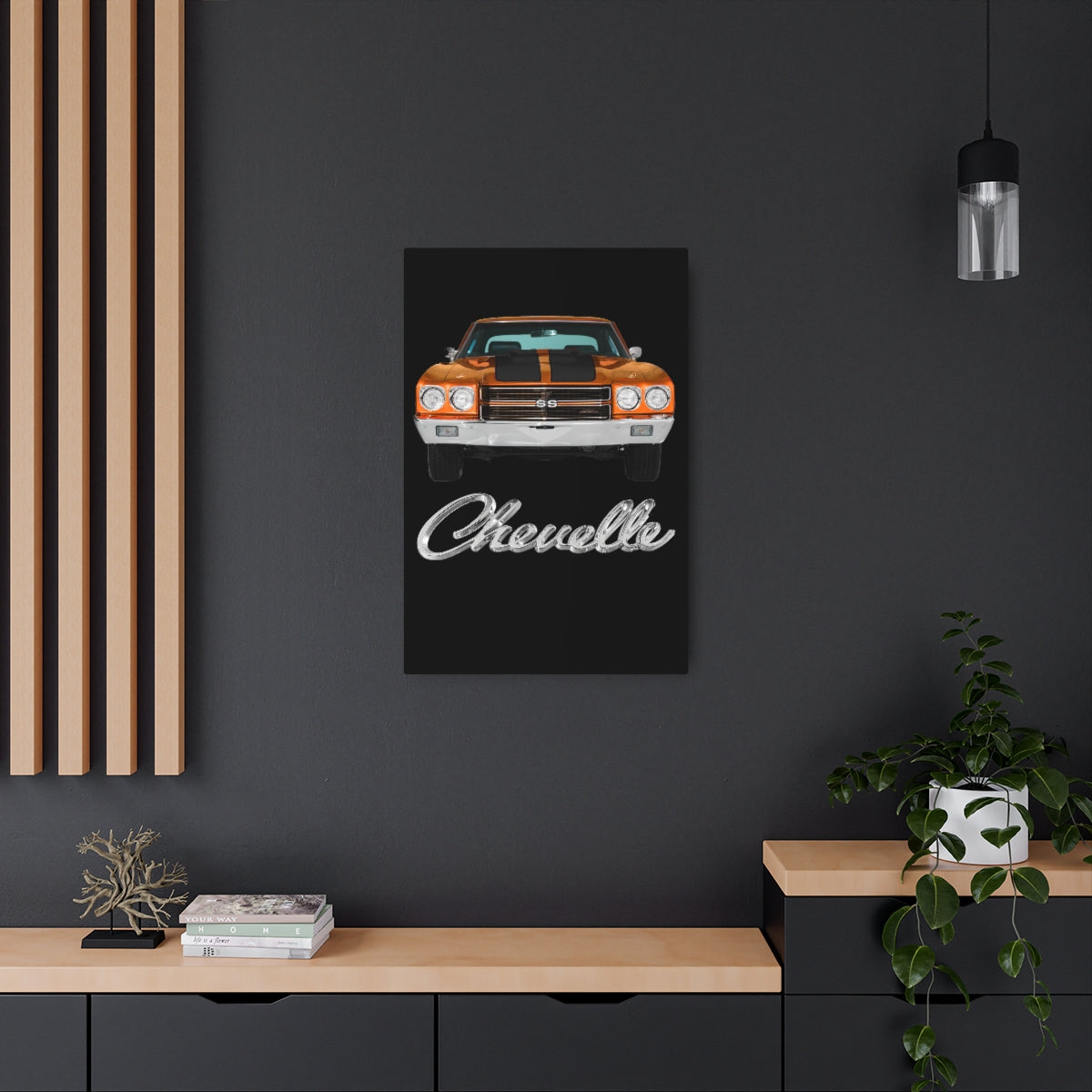 Orange 1970 Chevelle Metal Art Sign Firebird Trans Am Classic Muscle Car Guy Gift,lover,Camaro,hot rod