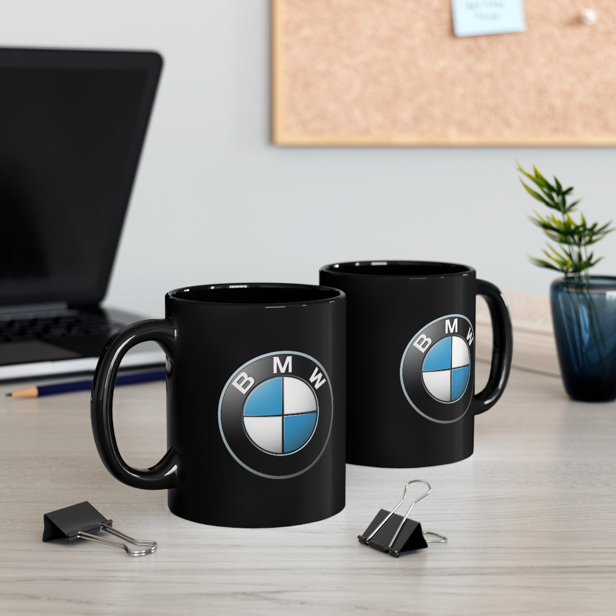 BMW 11oz Black Mug