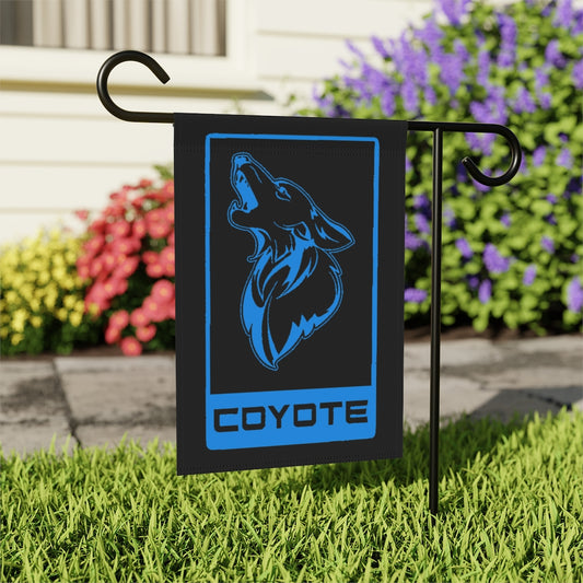 Grabber Blue 5.0 Coyote V8 Emblem for 11-14 Ford Mustang Garden & House Banner