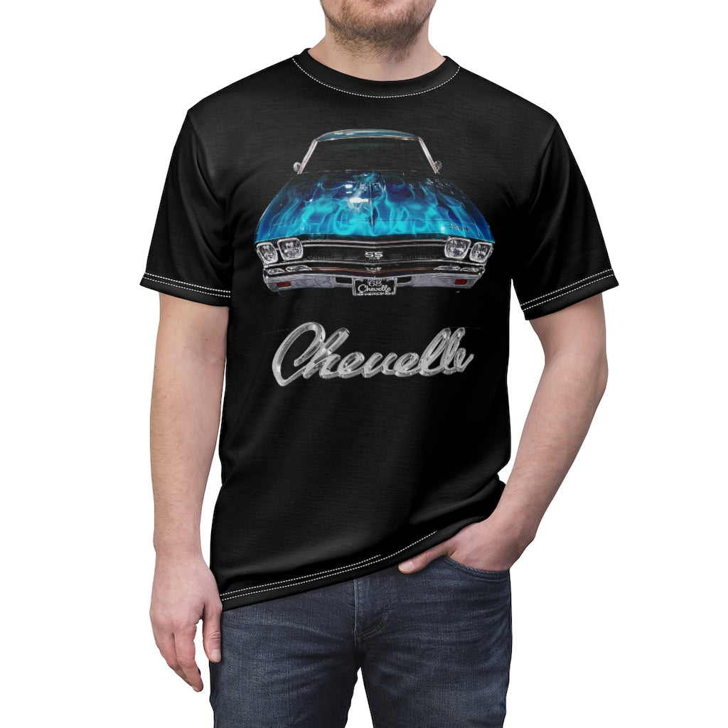 1968 Chevelle With Flames T Shirt Car Guy Gift,firebird,classic,chevrolet,chevy