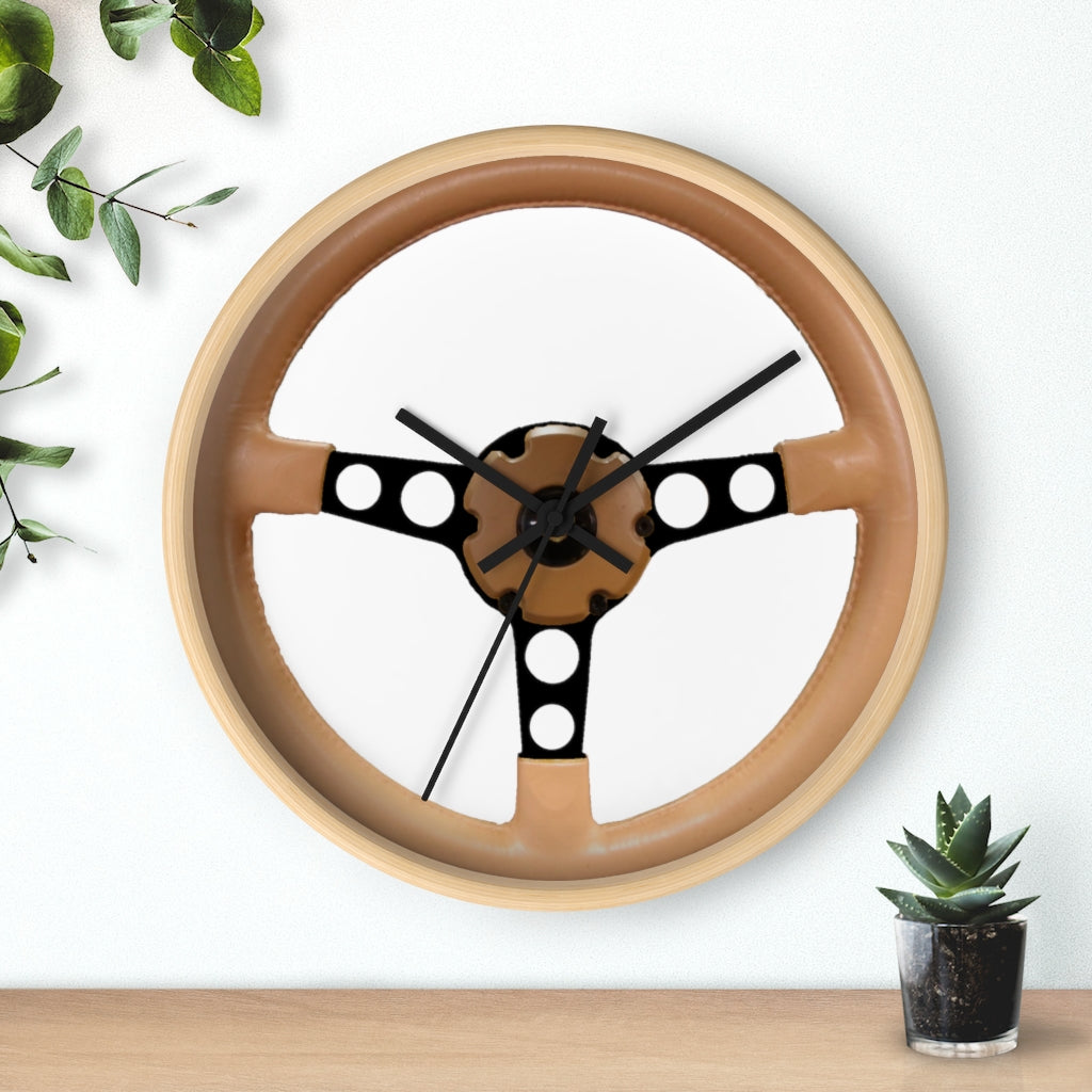 Tan Pontiac Firebird Trans Am Wall clock Gift Decor Classic Muscle Steering Wheel