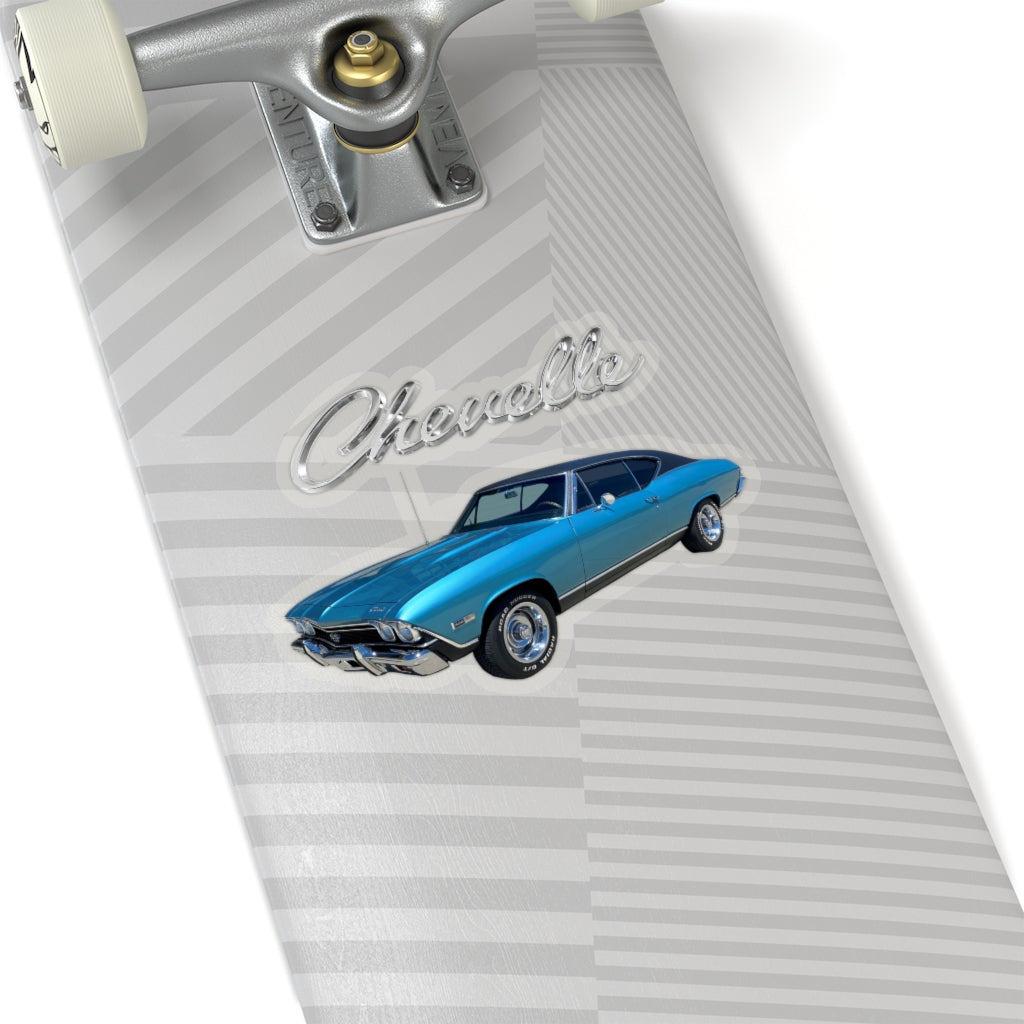 1968 Chevelle Tripolli Turquoise SS 396 Stickers Car Guy Gift,lover,Camaro,GTO,firebird,nova,corvette,classic,hot rod,Chevrolet,chevy