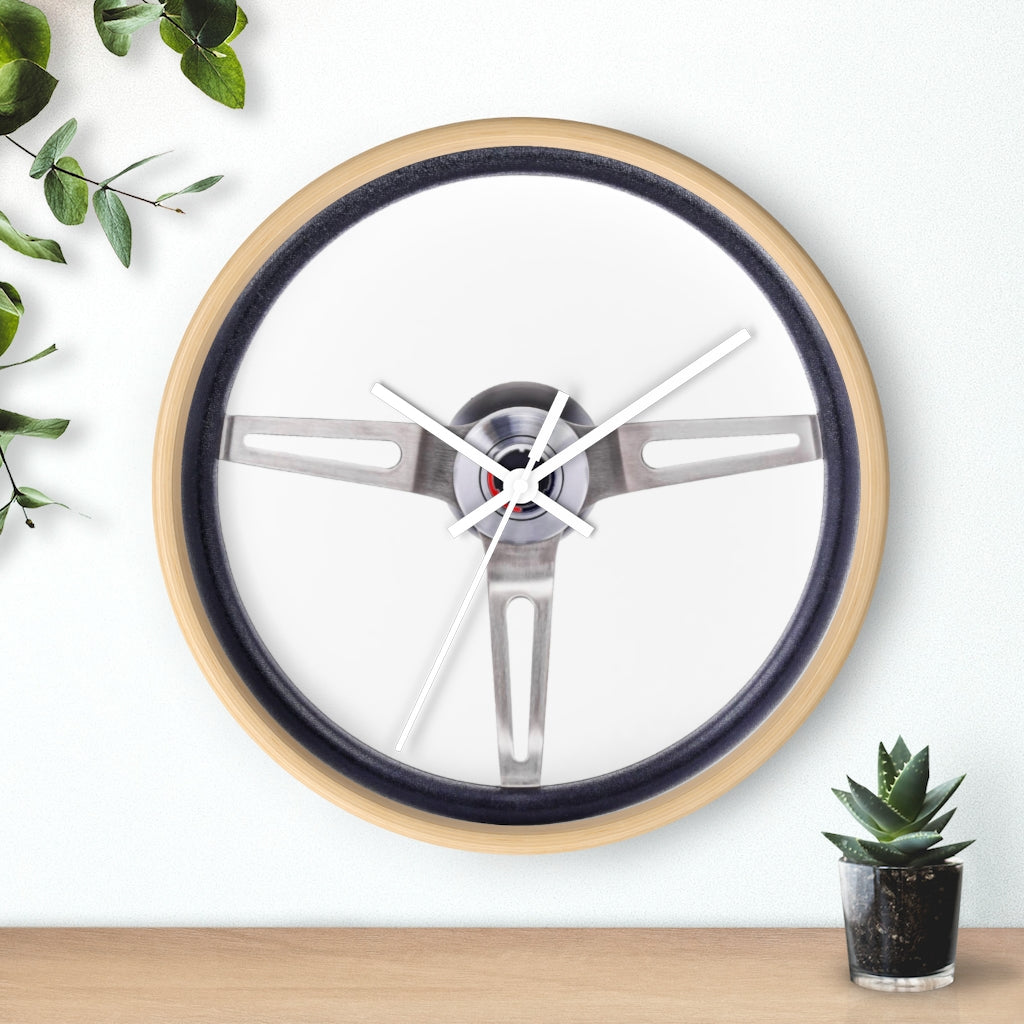 Chevorlet Clock Camaro,chevelle,nova,impala,Firebird Trans Am Gift Decor Classic Muscle Steering Wheel