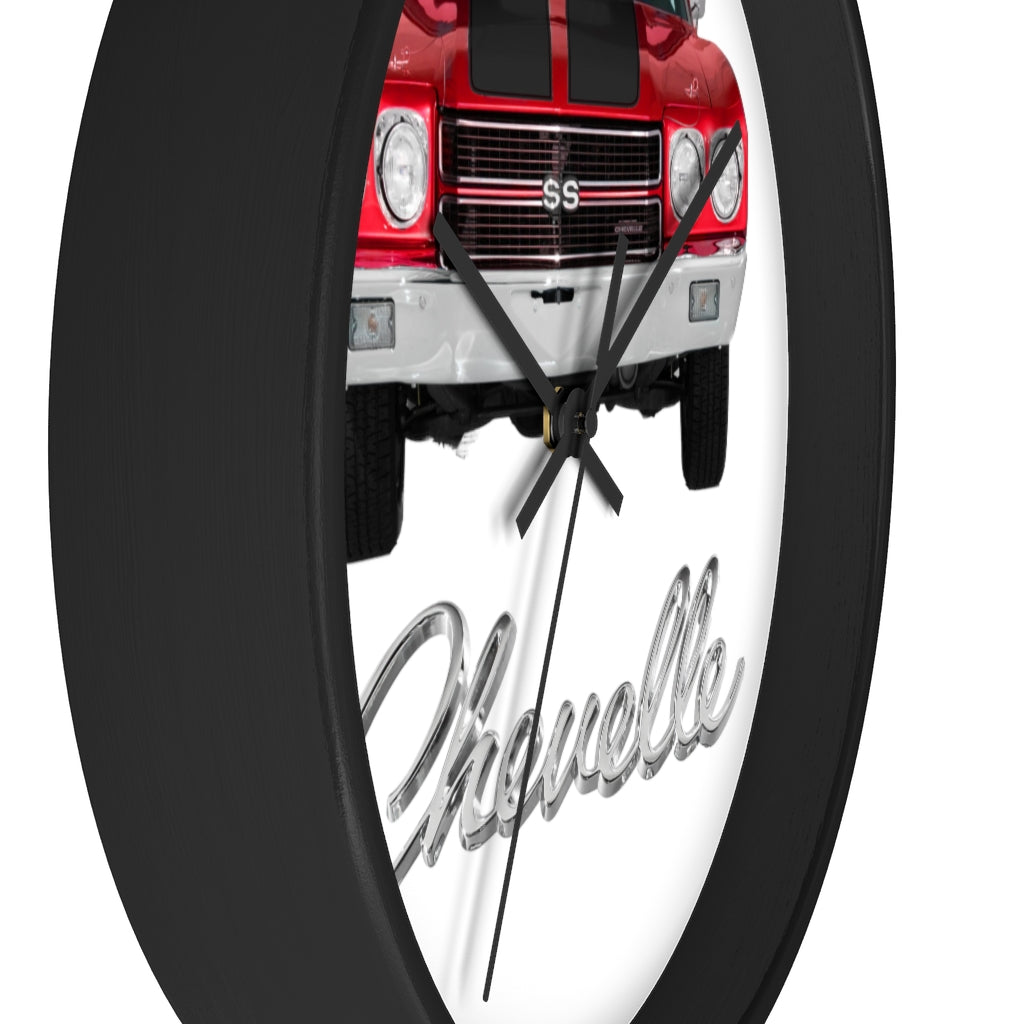 Red Black 1970 Chevelle Wall clock Gift Decor Classic Muscle