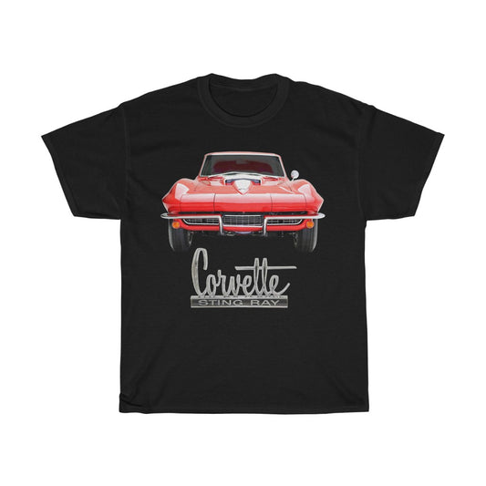 1967 Corvette Classic Muscle Car Guy Gift,lover,Camaro,GTO,firebird,nova,hot rod,Chevrolet,chevy Heavy Cotton T-shirt