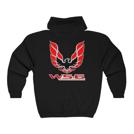 Unisex Heavy Zip Hoodie WS 6 Firebird Bird Hat Trans Am Car Guy Gift,classic,hot Rod, Smokey