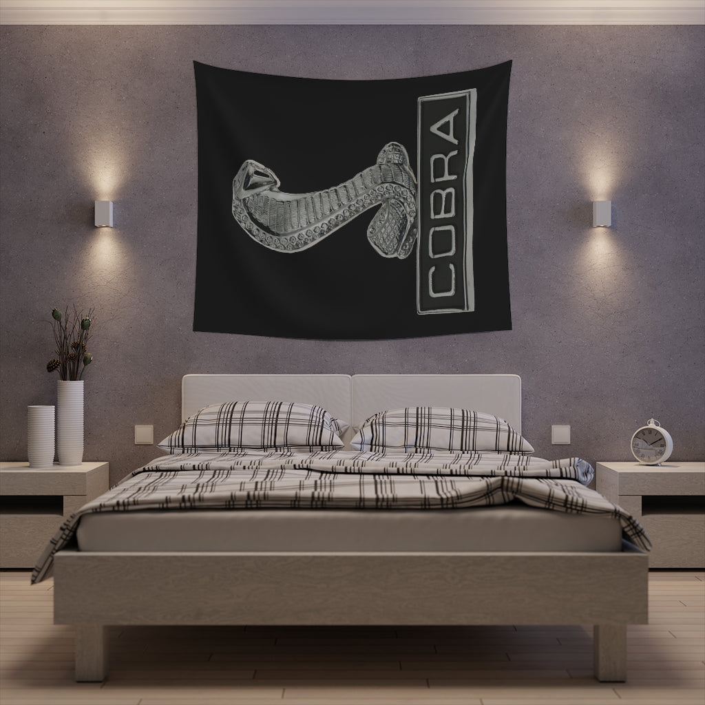 Printed Wall Tapestry Mustang Cobra Shelby Car Guy Gift,nova,corvette,charger,classic,hot Rod