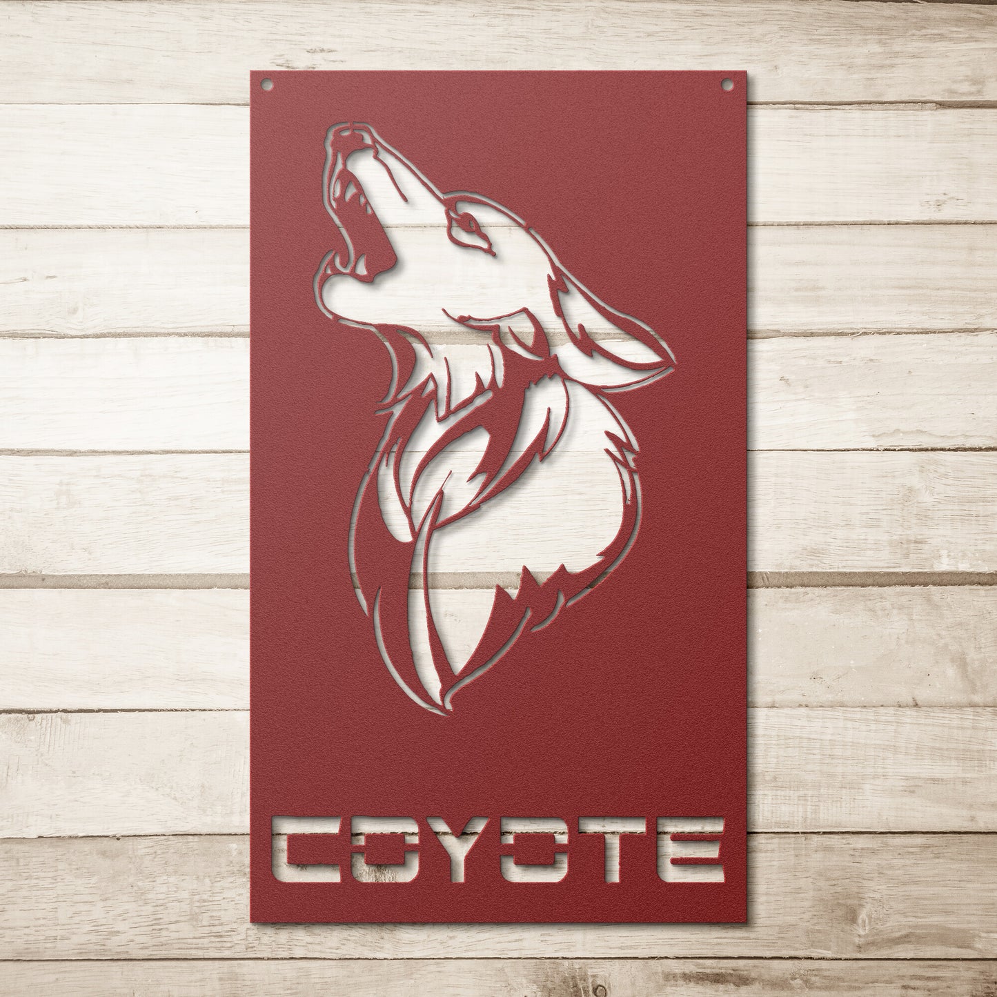 5.0 Coyote Metal Wall Art Sign & Gift Decor V8 Emblem  Ford Mustang F150 F250 F350 Muscle Car