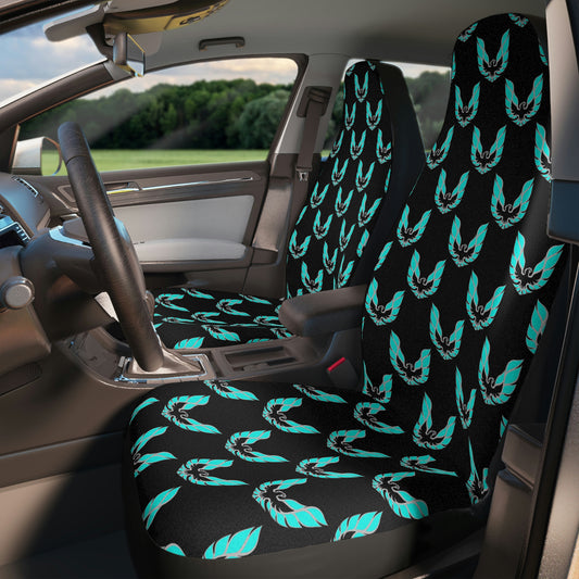 Turquoise Teal Firebird Trans Am Car Seat Covers GTO LeMans Grand Prix Am Fiero