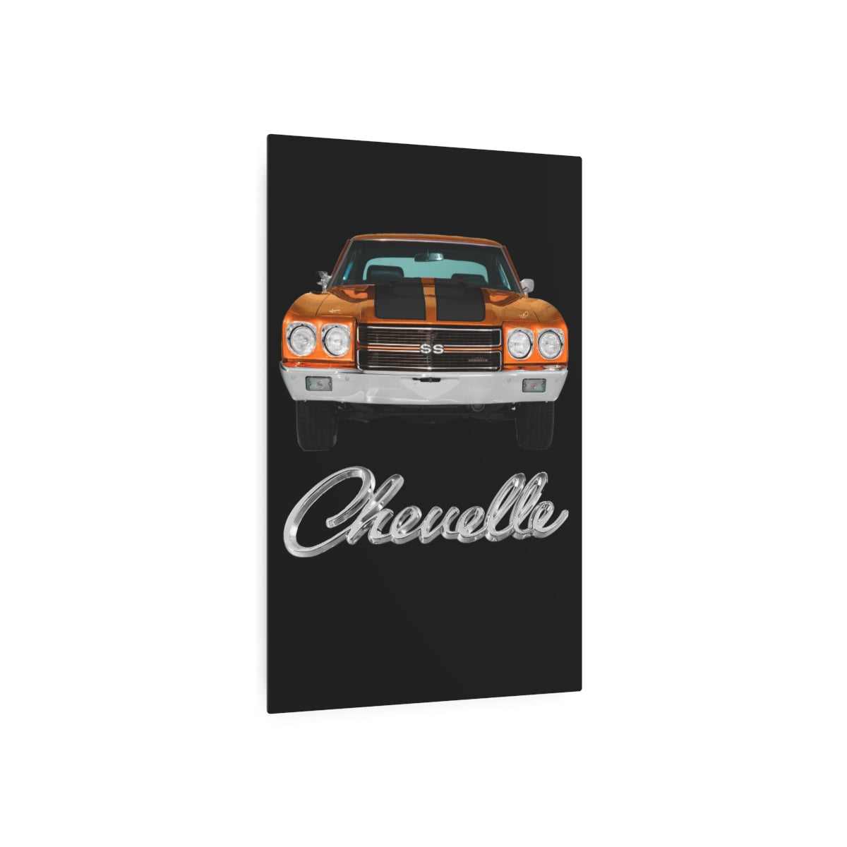 Orange 1970 Chevelle Metal Art Sign Firebird Trans Am Classic Muscle Car Guy Gift,lover,Camaro,hot rod