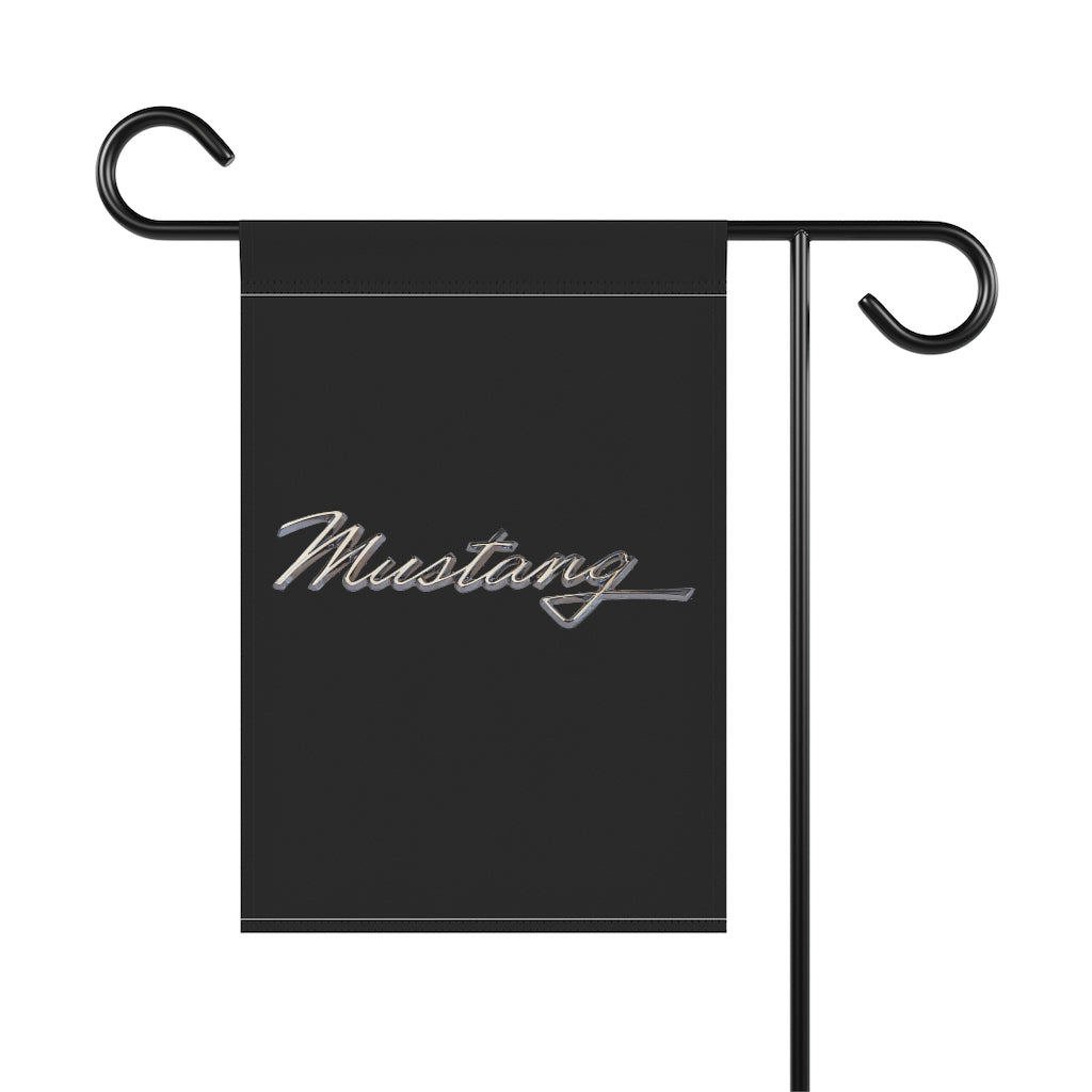 Ford Mustang Garden & House Banner beige black