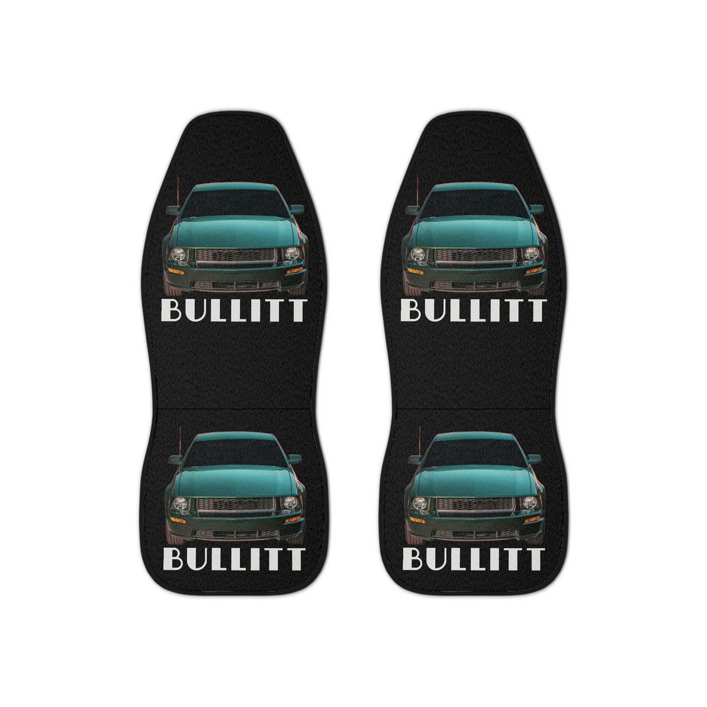 Mustang Bullitt Hot Rod, Gift, Muscle Car Seat Covers