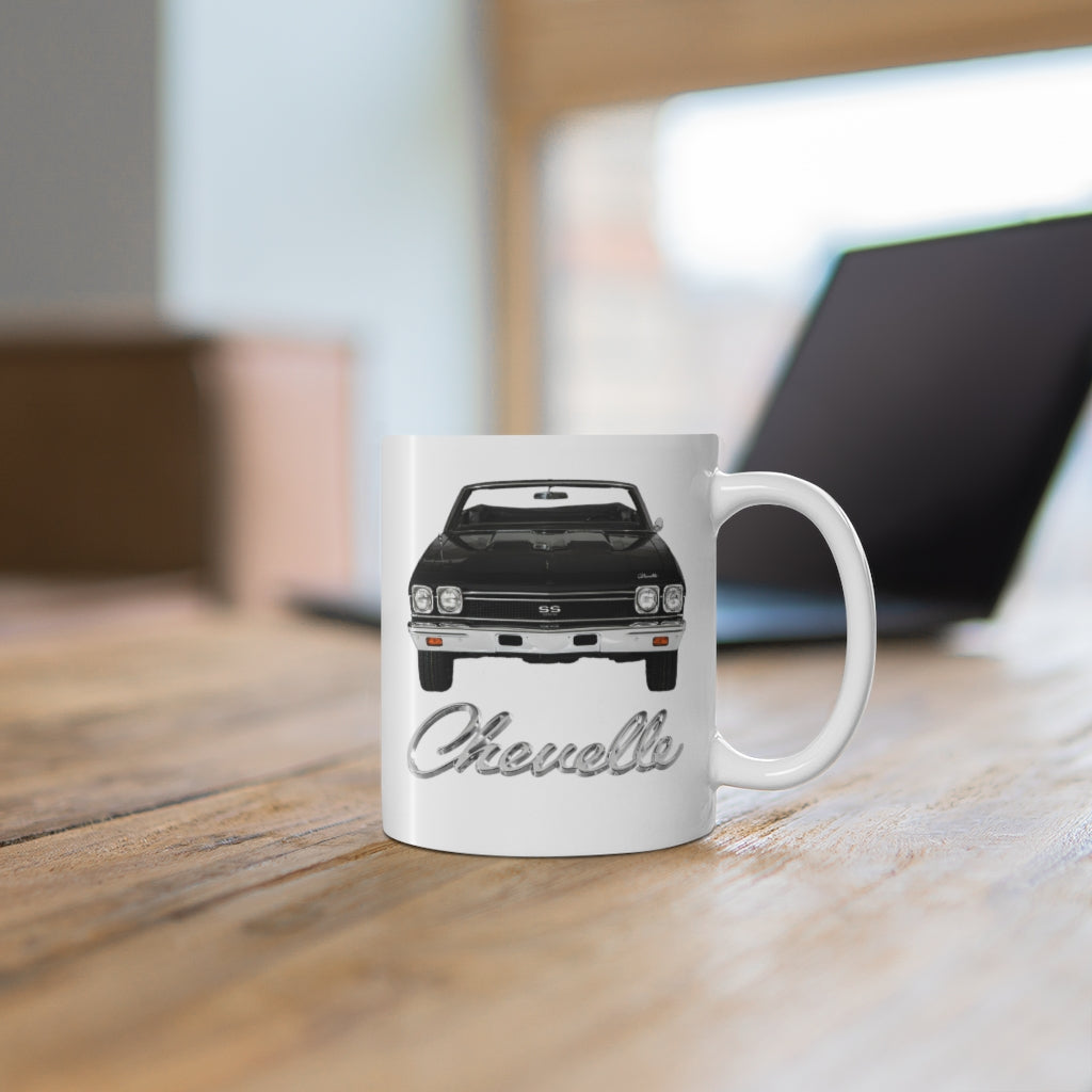 1968 Chevelle Convertible SS 396 Mug Car Guy Gift,lover,Camaro,GTO,firebird,nova,corvette,classic,hot rod,Chevrolet,chevy