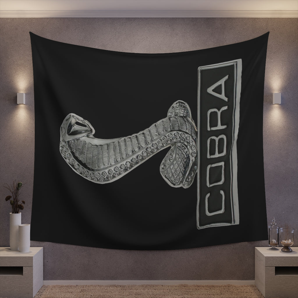 Printed Wall Tapestry Mustang Cobra Shelby Car Guy Gift,nova,corvette,charger,classic,hot Rod