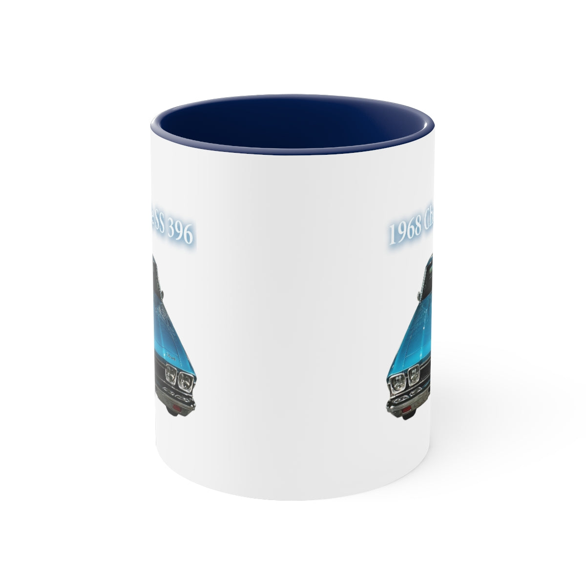 Tripoli Turquoise Chevelle 1968 SS 396 Accent Coffee Mug, 11oz