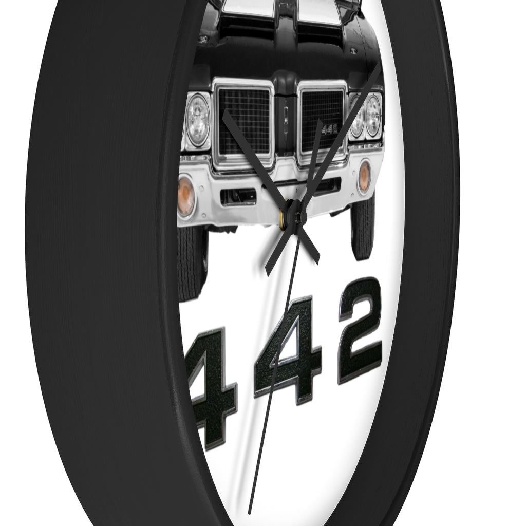 Black 1971 Oldsmobile 442 Wall clock Gift Decor Classic Muscle