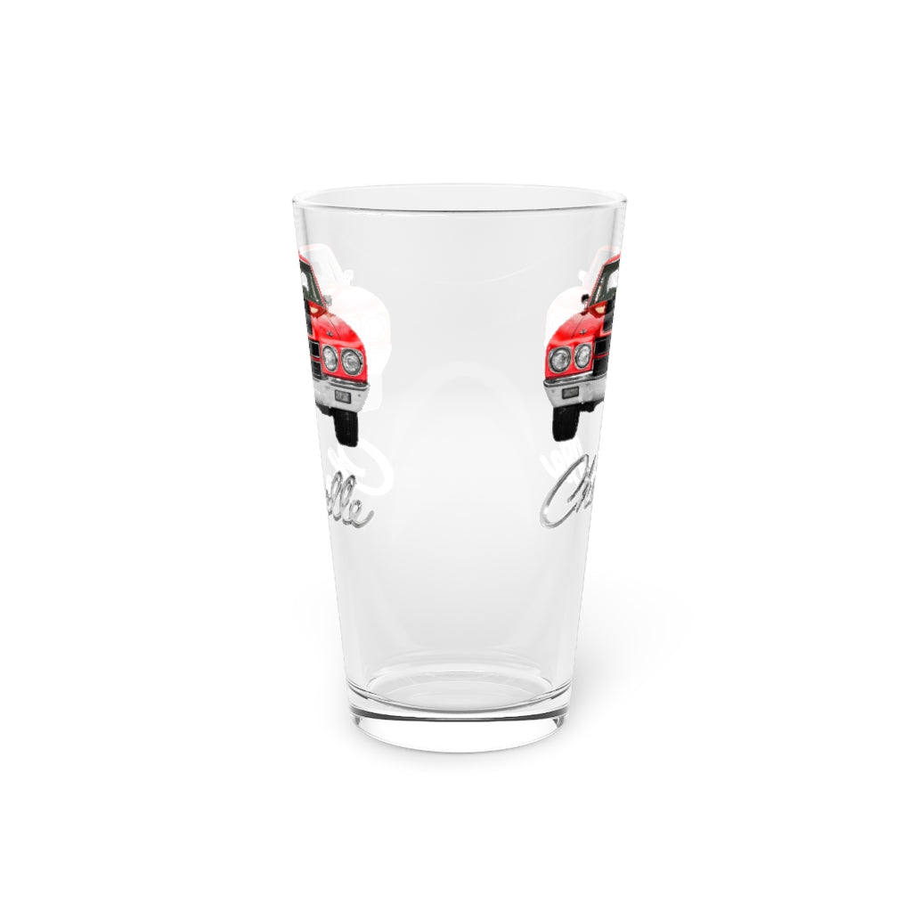 Red 1970 CHEVELLE SS 396 Pint Glass, 16oz