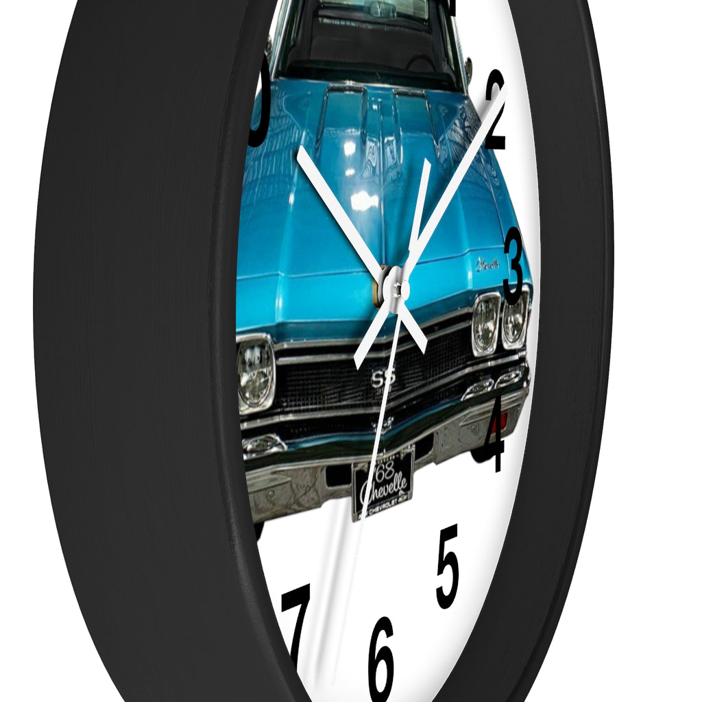 1968 Chevelle Wall clock Classic Muscle Car Guy Gift,lover,Camaro,GTO,firebird,nova,corvette,hot rod,Chevrolet,chevy