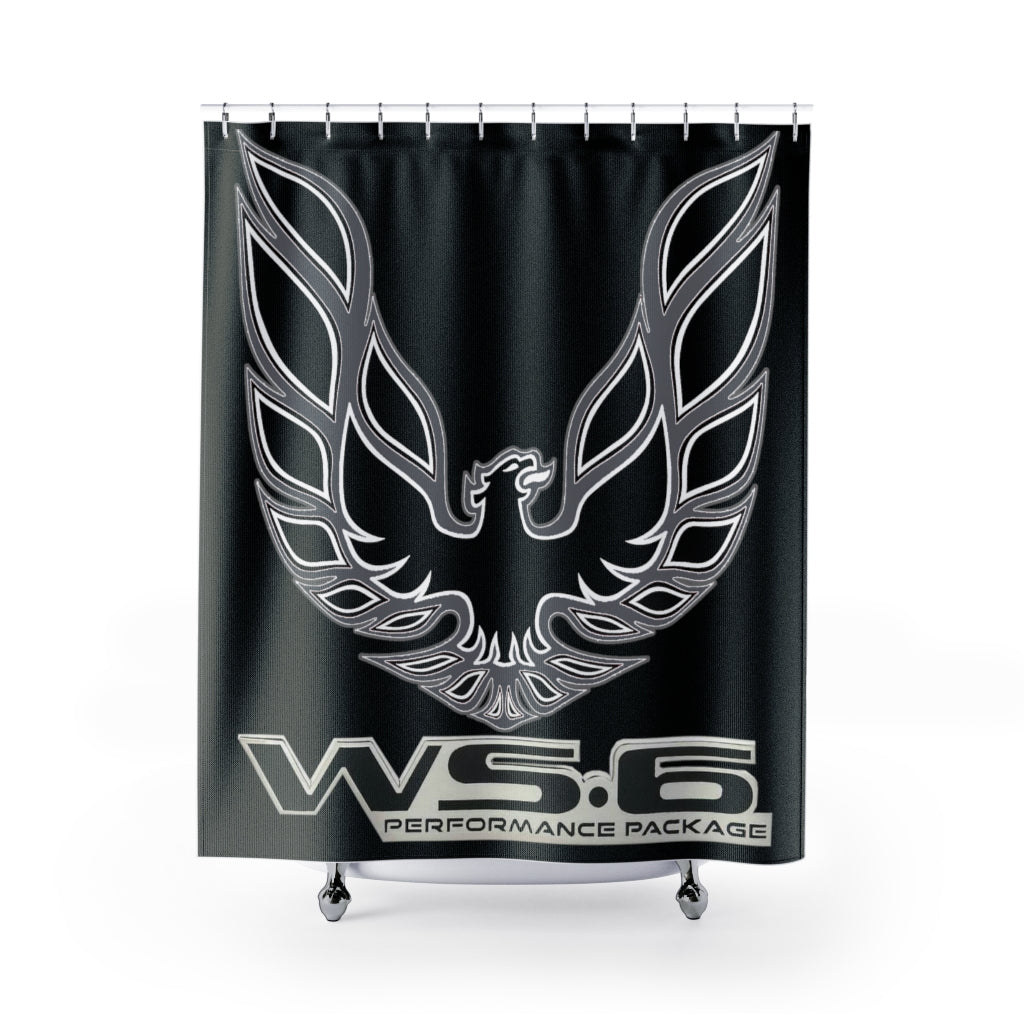 Pontiac Firebird Trans Am Shower Curtains Gift Decor Classic Muscle