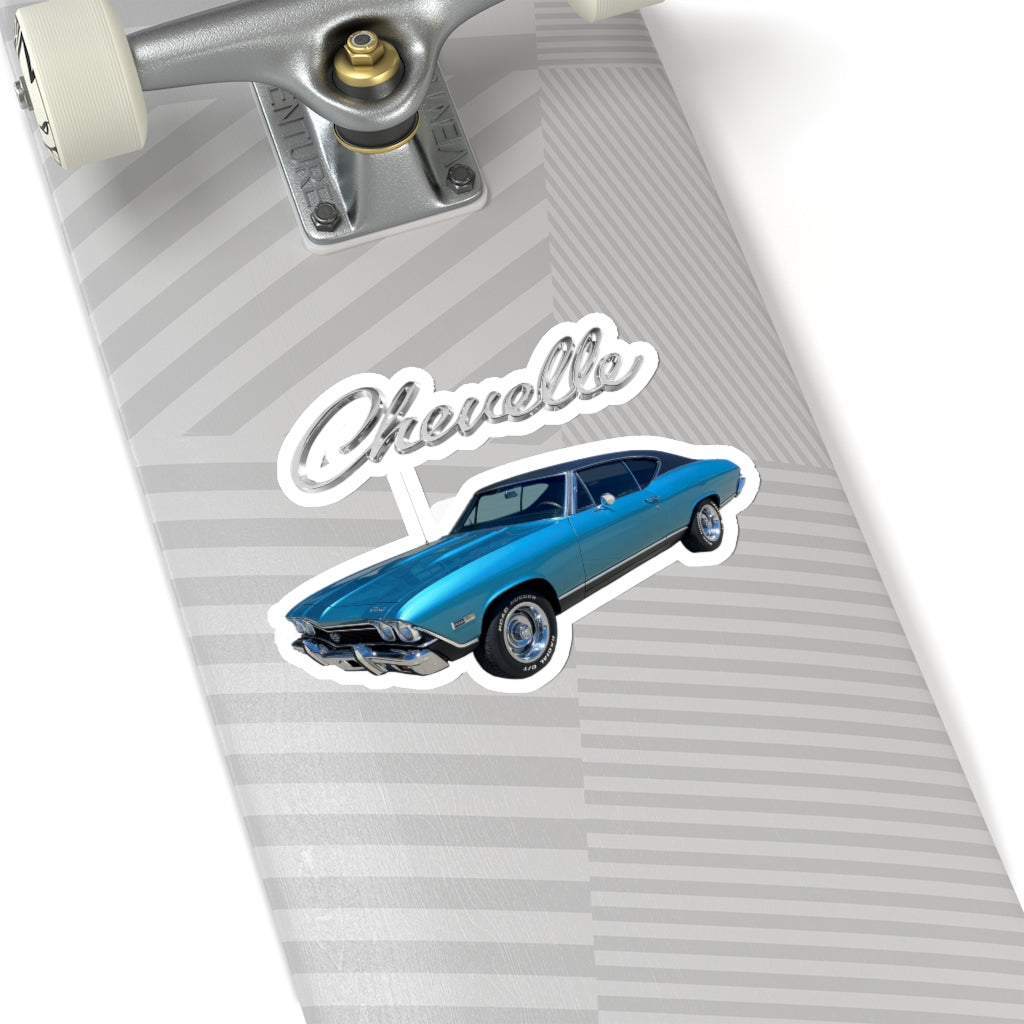 1968 Chevelle Tripolli Turquoise SS 396 Stickers Car Guy Gift,lover,Camaro,GTO,firebird,nova,corvette,classic,hot rod,Chevrolet,chevy