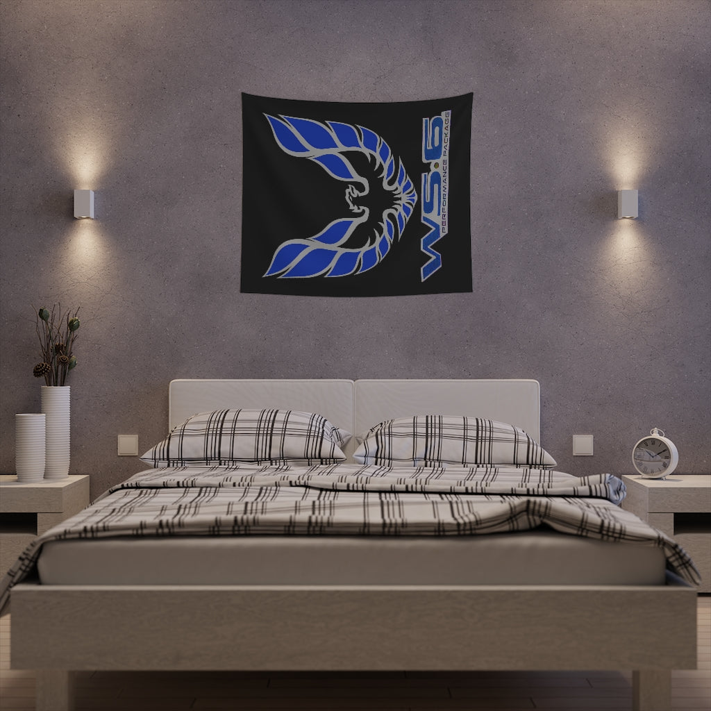 Printed Wall Tapestry WS6 Firebird Trans Am Car Guy Gift,nova,corvette,charger,classic,hot Rod blue