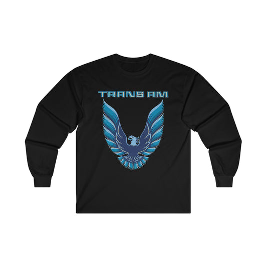 Blue Logo 10th Anniversary Trans Am Firebird Car Guy Gift Ultra Cotton Long Sleeve Tee