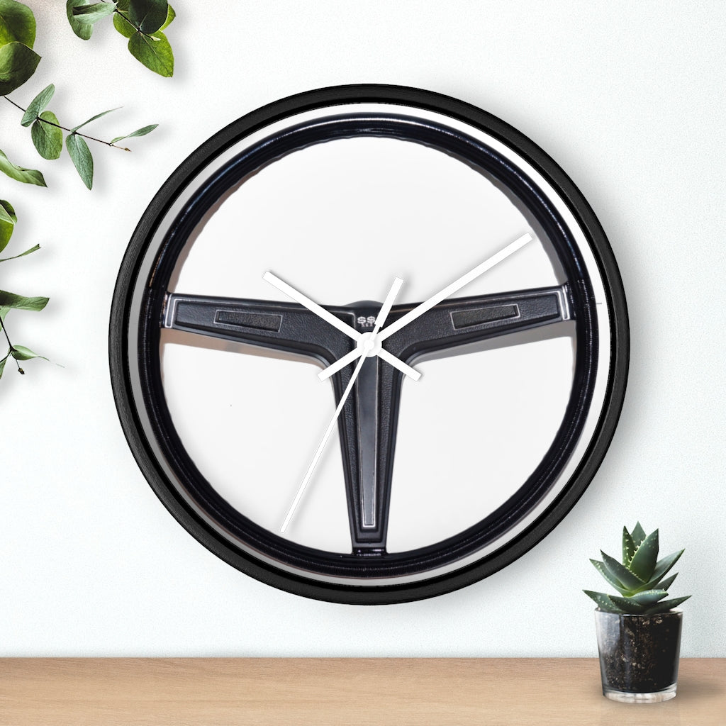 EL Camino Chevelle Impala Nova Camaro SS 396 N34 Steering Wheel Firebird Trans Am Wall Clock Gift Decor Classic Muscle